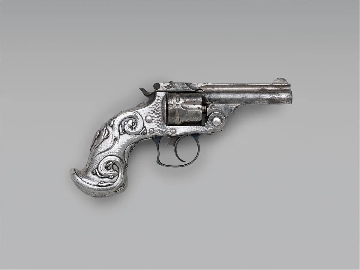 Smith and Wesson .38 Caliber Double-Action Revolver, serial no. 70002 — Smith & Wesson|Tiffany & Co.