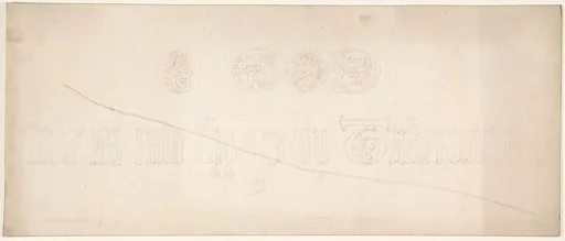 Inscription in Gothic Letters
