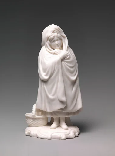 Figure of Red Riding Hood with Basket