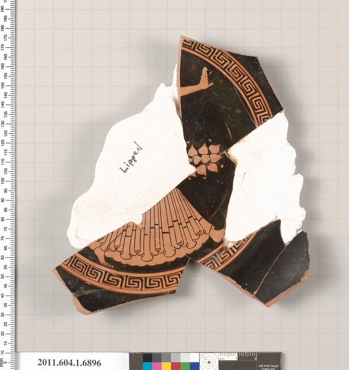 Terracotta fragment of a kylix (drinking cup) — Unknown