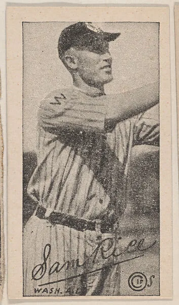 Sam Rice, Wash. A.L., Baseball strip card (W572) — Unknown