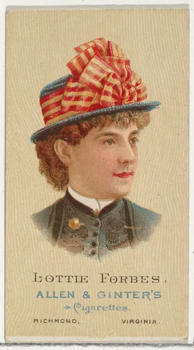 Lottie Forbes, from World's Beauties, Series 2 (N27) for Allen & Ginter Cigarettes