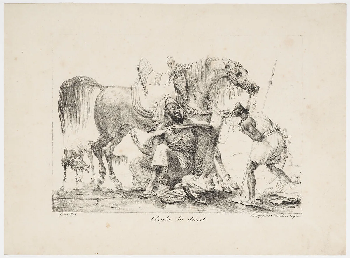 Arabe du Desert — baron Antoine Jean Gros