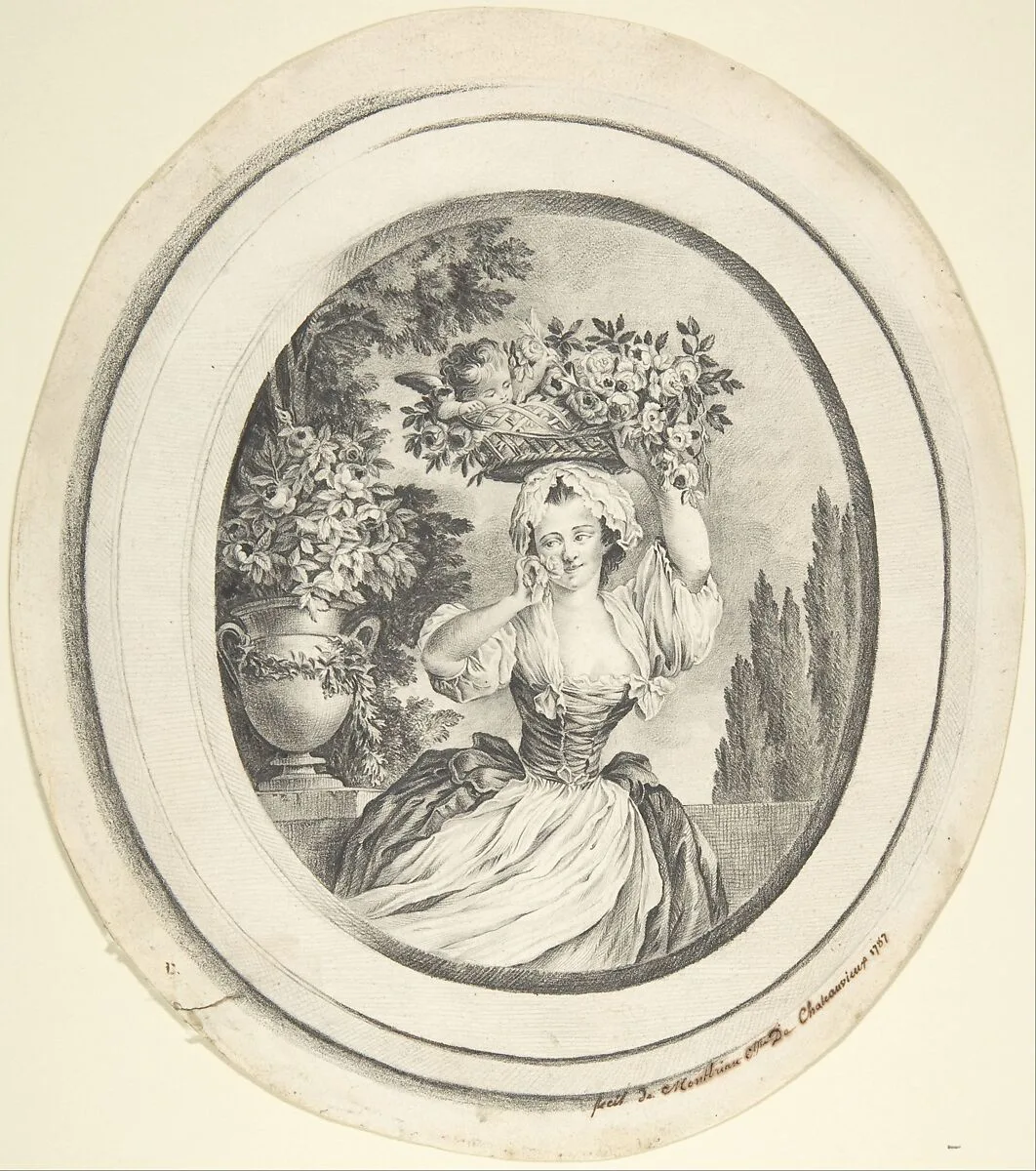 Marton, ou la jeune bouquetière — Pierre Antoine Baudouin|Montbrian De Chateauvieux
