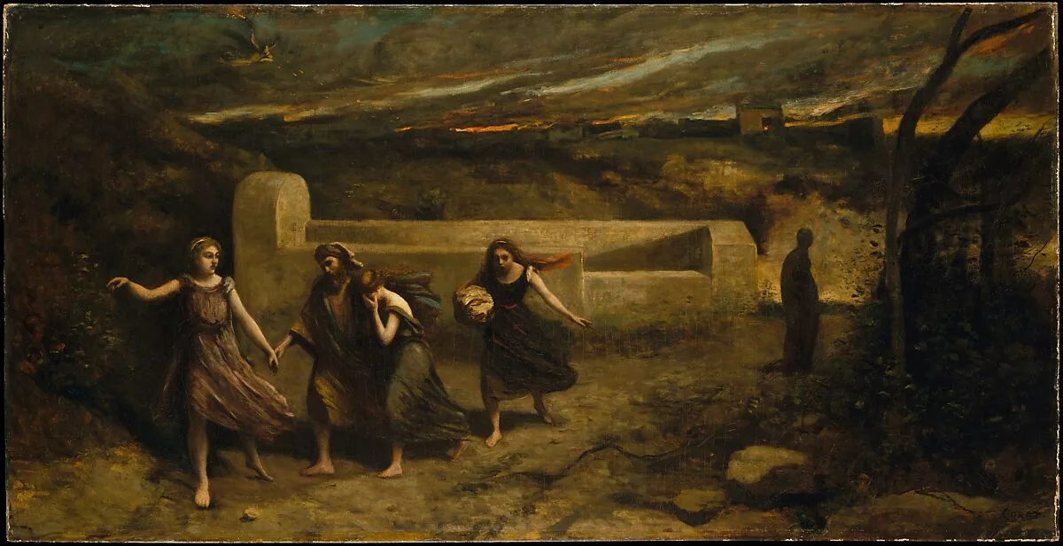 The Burning of Sodom (formerly "The Destruction of Sodom") — Camille Corot