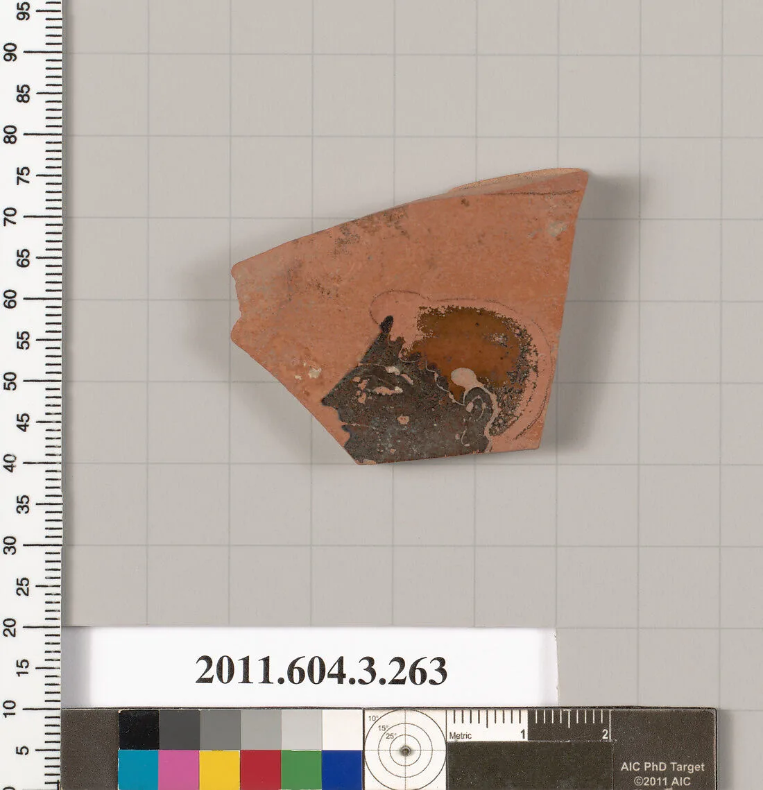 Terracotta fragment of a neck-amphora (jar) — Unknown