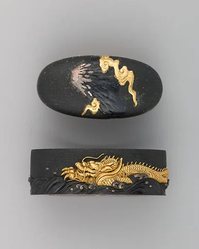 Sowrd-Hilt Collar and Pommel (Fuchigashira)