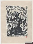 Fish and Flower and Female Buddha — Munakata Shikō