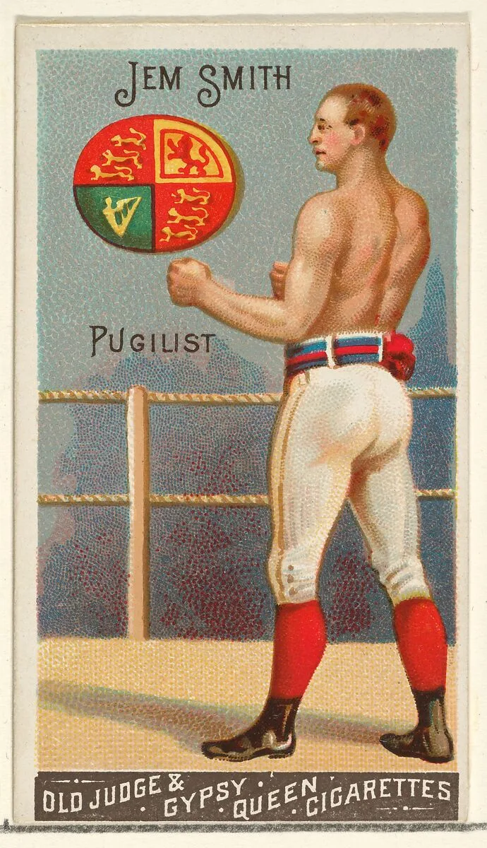 Jem Smith, Pugilist, from the Goodwin Champion series for Old Judge and Gypsy Queen Cigarettes — Goodwin & Company