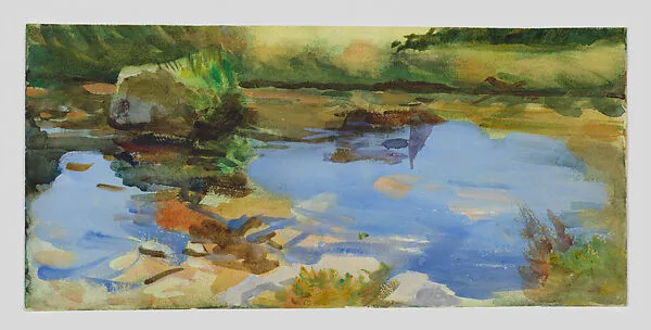 The Brook, Purtud — John Singer Sargent|Emily Sargent