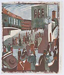 People Coming Out of Church — Lill Tschudi