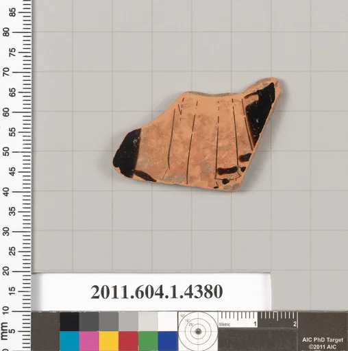 Terracotta fragment of a kylix (drinking cup)