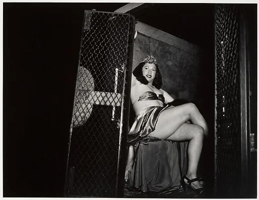Transvestite in a Police Van