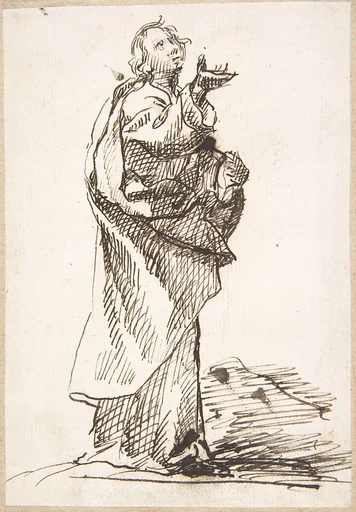 Standing Saint (apostle?)