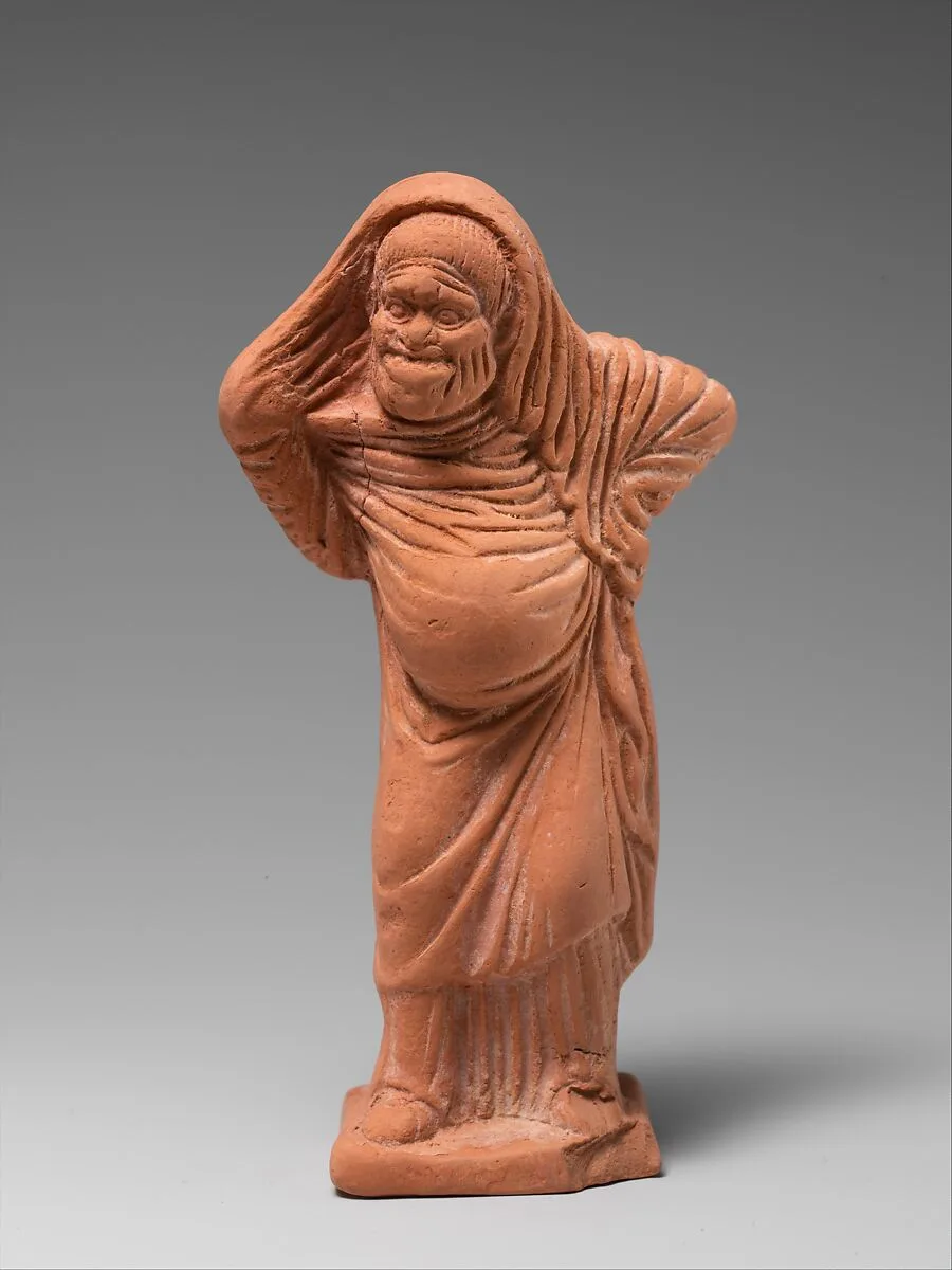 Terracotta statuette of an actor — Unknown