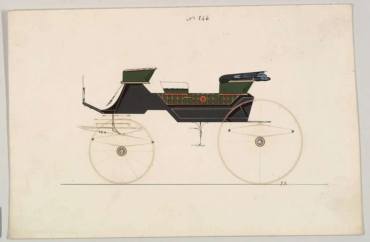 Design for Vis-à-vis/ Charabanc, no. 846 — Brewster & Co.|Paul Rodissart