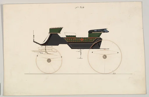 Design for Vis-à-vis/ Charabanc, no. 846