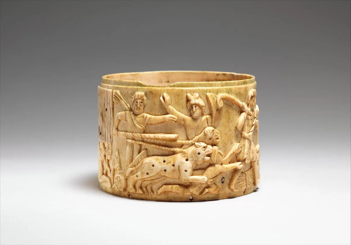 Ivory Pyx with the Triumph of Dionysos in India — Unknown