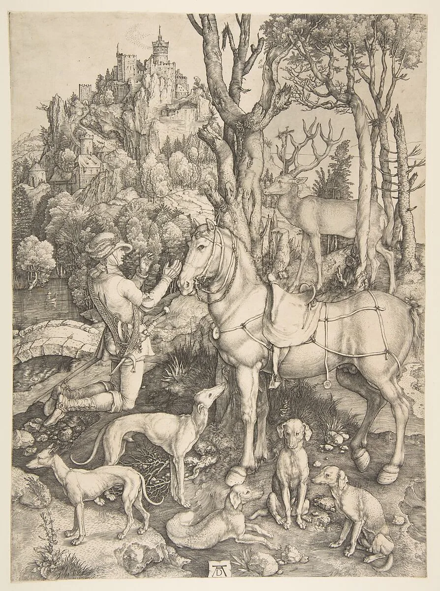 Saint Eustace — Albrecht Dürer