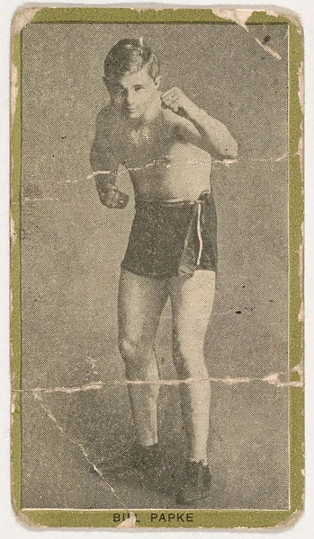 Bill Papke, from the Pugilistic Subjects series (T226), issued by Red Sun Cigarettes — Red Sun Cigarettes