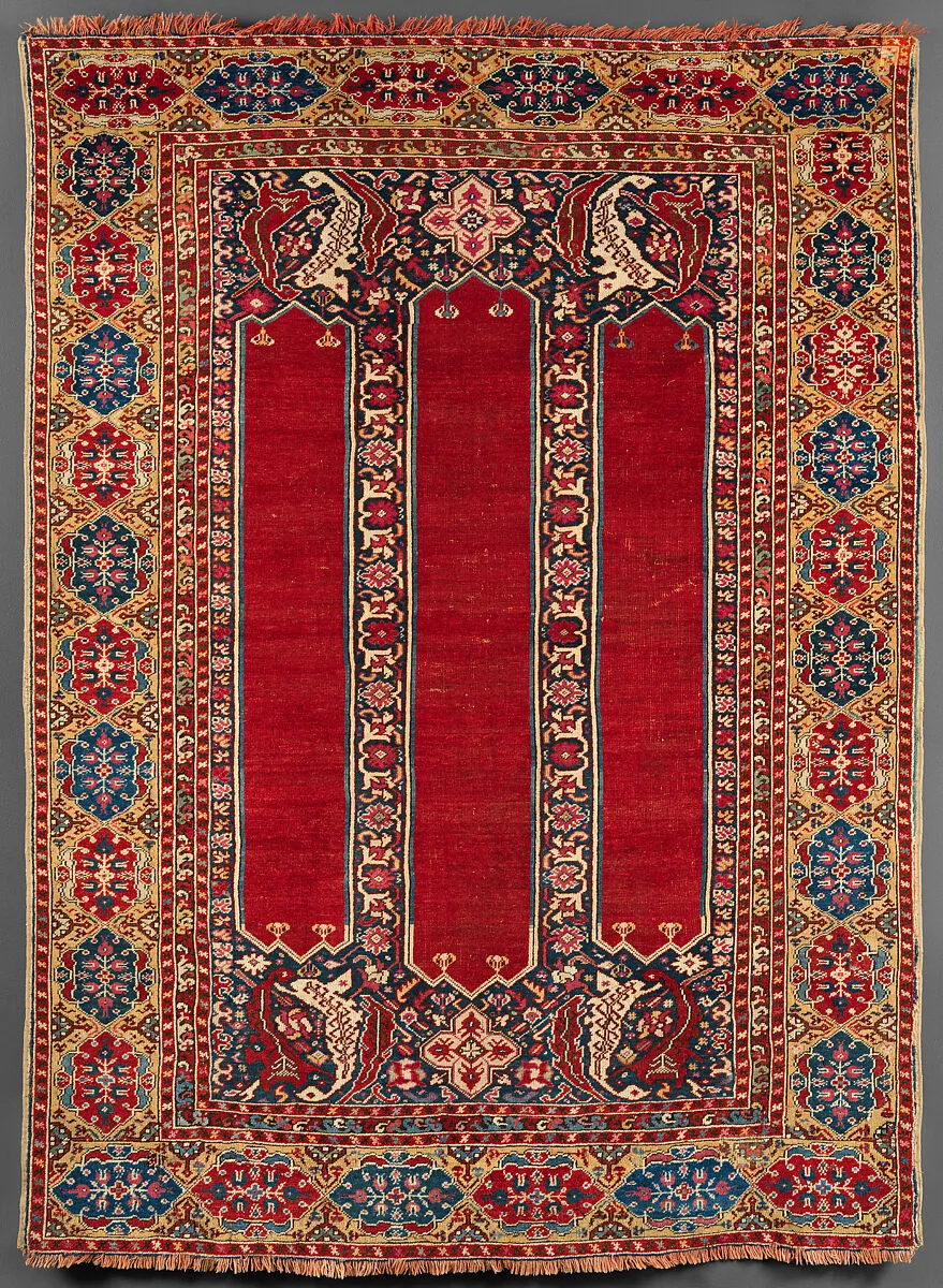 Carpet with Double-Ended Triple Niche — Unknown