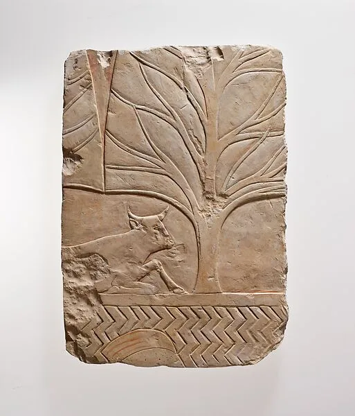 Cast of Hatshepsut's Punt Reliefs: Reception in Punt — Walter Tyndale