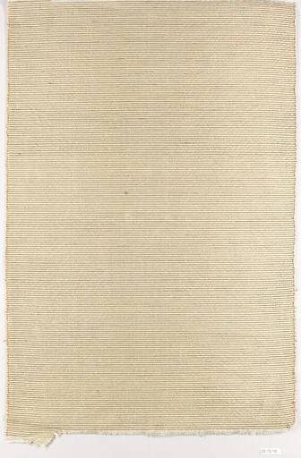 Ribbed metallic textile