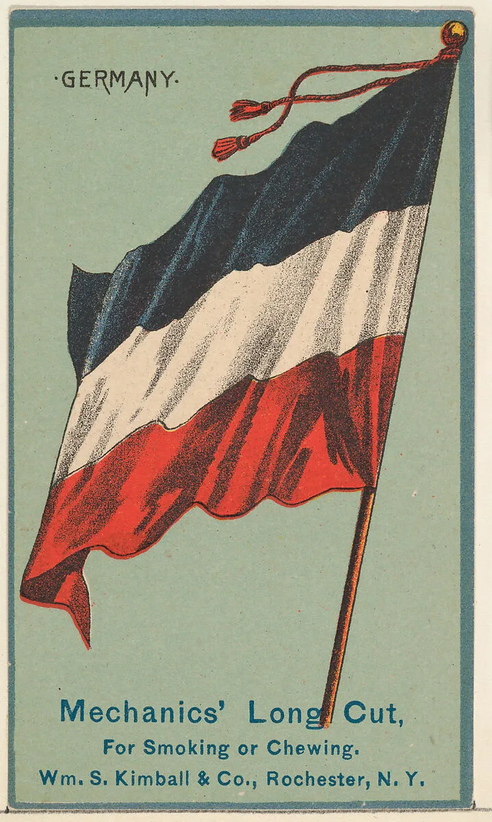Germany, from the National Flags series (N195) issued by Wm. S. Kimball & Co. — William S. Kimball & Company