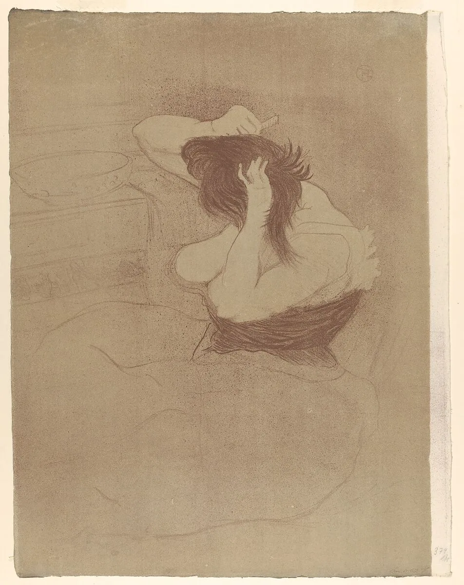 Combing Hair — Henri de Toulouse-Lautrec