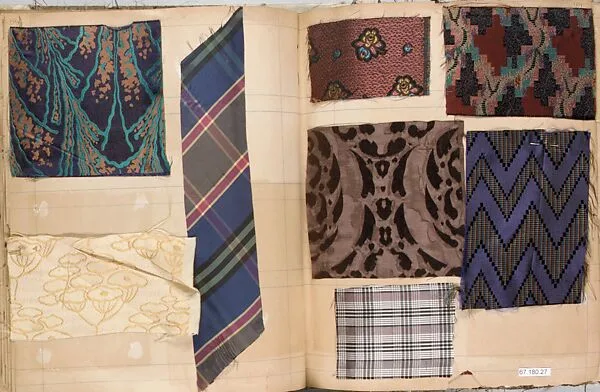 Textile Sample Book — William Openhym & Sons|J. Claude Frères & Co.
