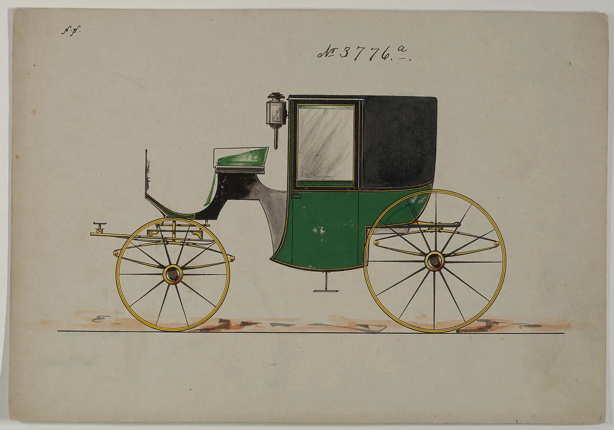 Design for Brougham, no. 3776a — Brewster & Co.|Herman Stahmer