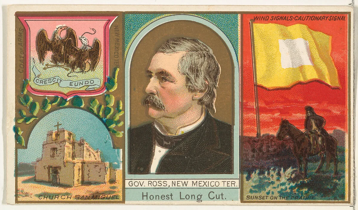 Governor Ross, New Mexico Territory, from "Governors, Arms, Etc." series (N133-1), issued by Duke Sons & Co. — W. Duke, Sons & Co.