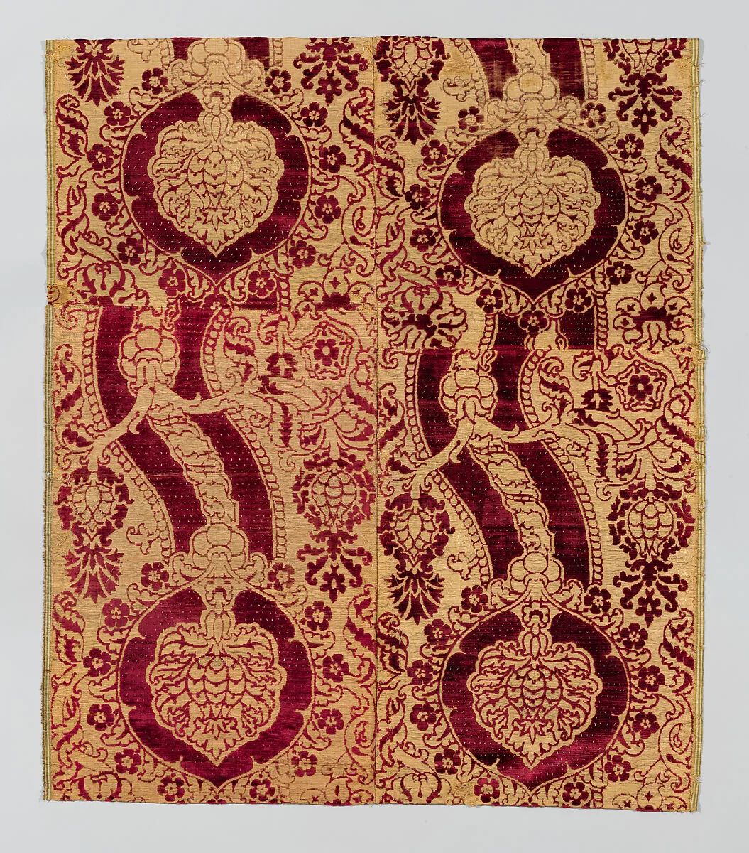 Panel of velvet — Unknown