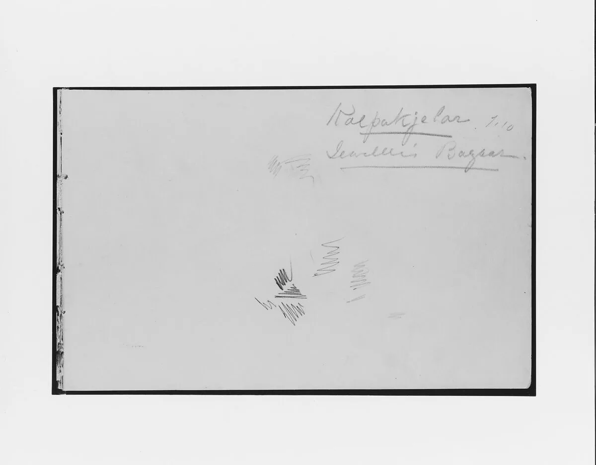 Kalpakjelar (?) (from Sketchbook) — Mary Newbold Sargent