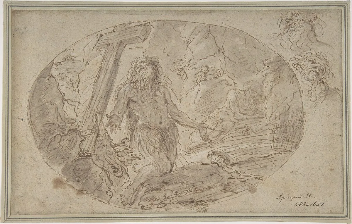 Two Hermits in the Wilderness — Domenico Maria Canuti