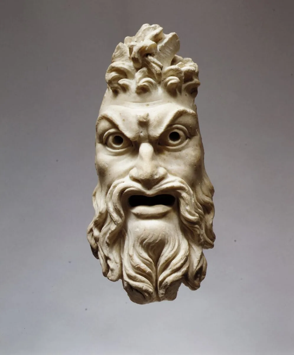 Marble mask of Pan — Unknown