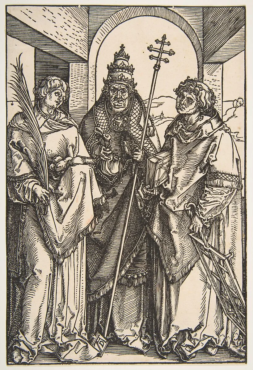 Saints Stephen, Sixtus and Lawrence — Albrecht Dürer