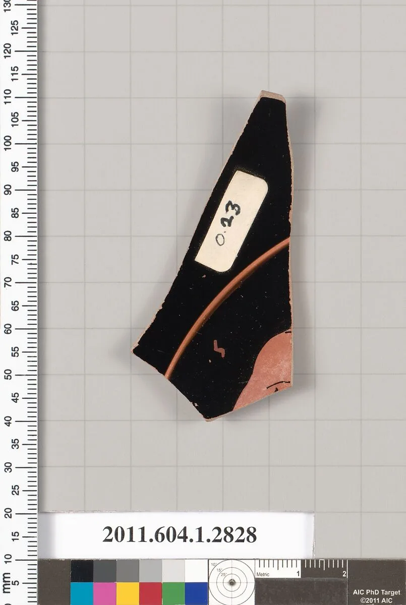 Terracotta fragment of a kylix (drinking cup) — Unknown