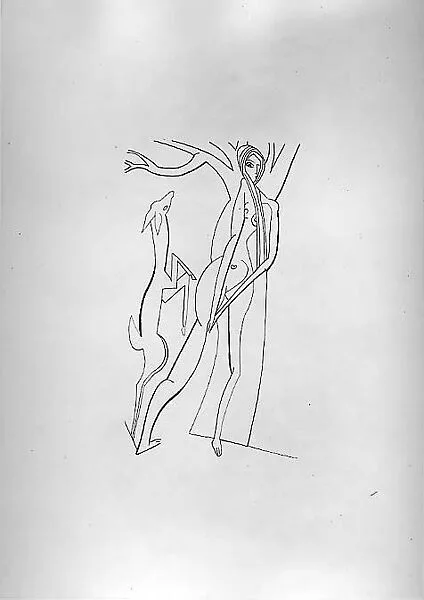 Woman and Fawn — e. e. cummings