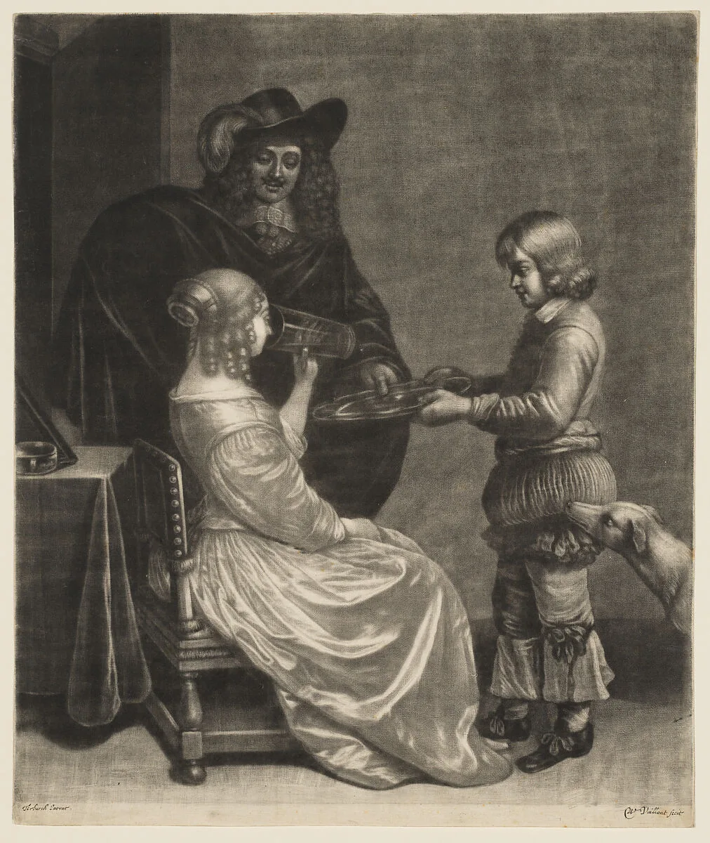 The Drinking Lady — Wallerant Vaillant|Gerard ter Borch the Younger