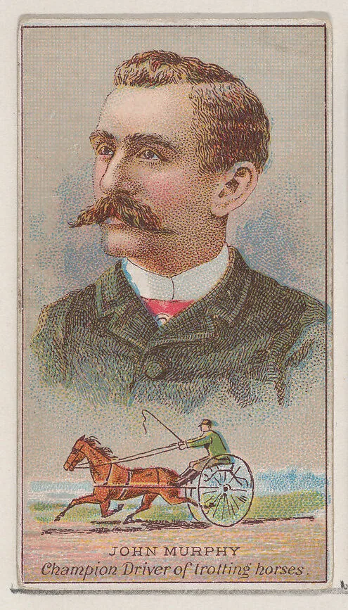 John Murphy, Champion Driver of Trolling Horses, from the Champions of Games and Sports series (N184, Type 2) issued by W.S. Kimball & Co. — W.S. Kimball & Co.