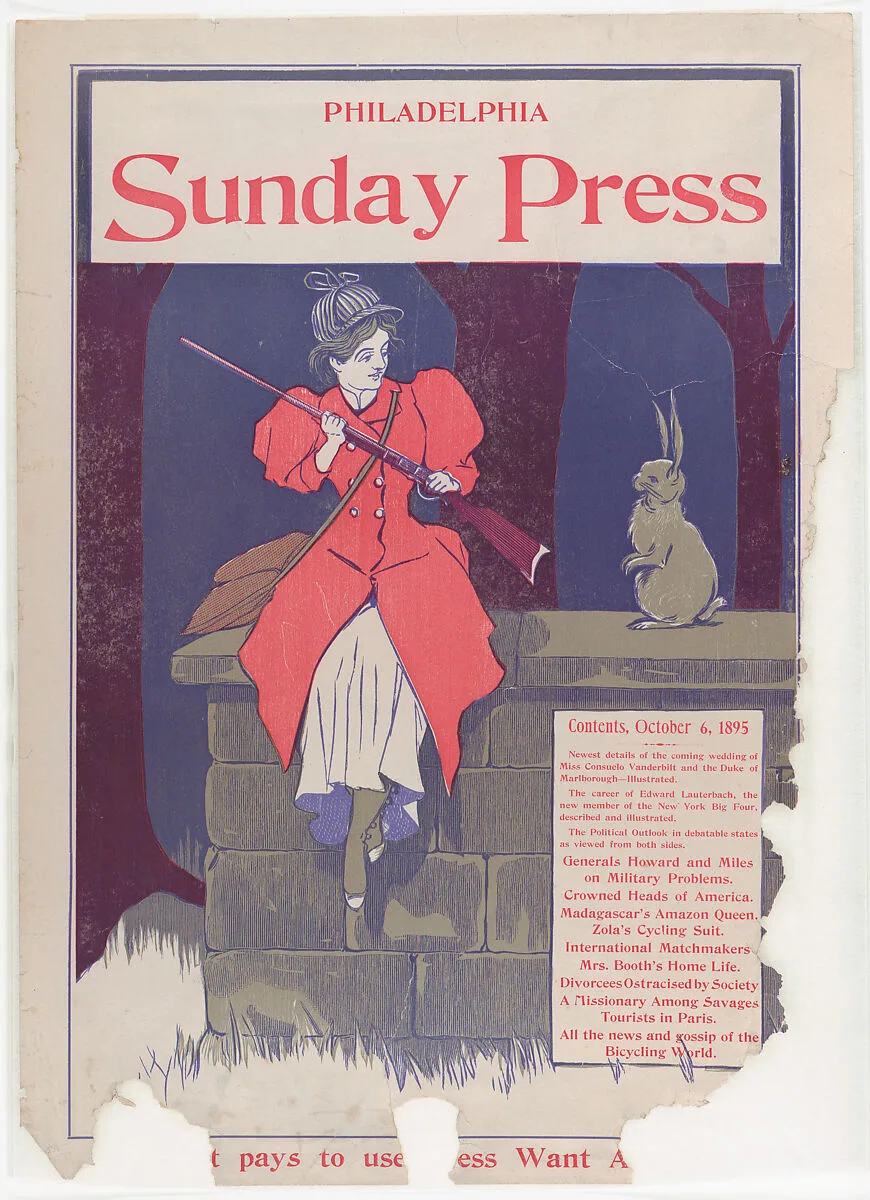 Philadelphia Sunday Press: October 6th — George Reiter Brill|H.I. Ireland Advertising Agency|Philadelphia Press