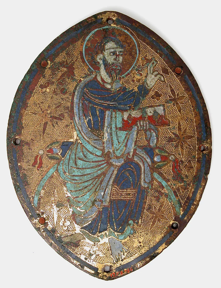 Plaque of Blessing Saint — Unknown