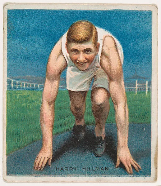 Harry Hillman, Track and Field, from Mecca & Hassan Champion Athlete and Prize Fighter collection, 1910 — Mecca Cigarettes