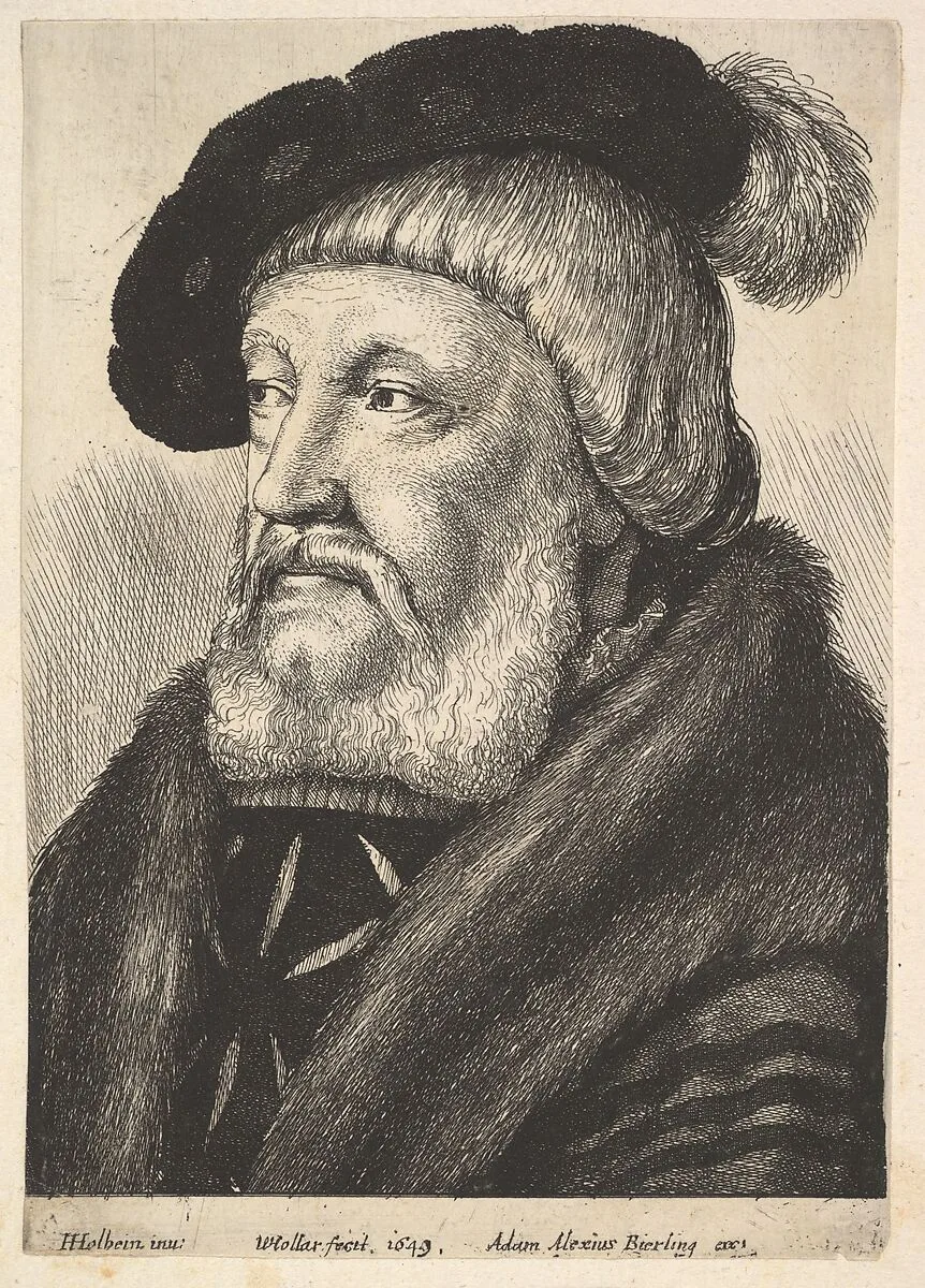 Sir William Butts — Wenceslaus Hollar|Sir William Butts|Adam Alexius Bierling|Hans Holbein the Younger