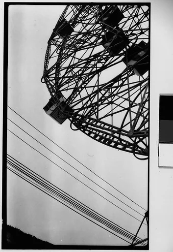 ["Wonder Wheel" Ride and Cables, Coney Island, New York]