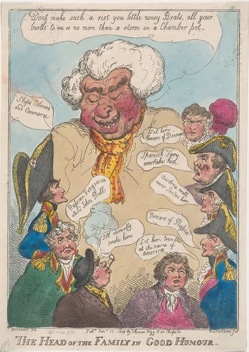 The Head of the Family in Good Humour