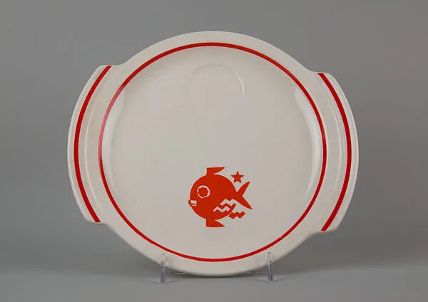 "Animal Kingdom" cake plate — Viktor Schreckengost|American Limoges China Company