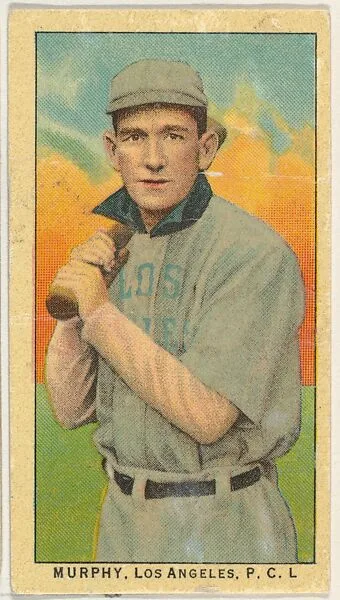 Murphy, Los Angeles, Pacific Coast League, from the "Obak Baseball Players" set (T212), issued by the American Tobacco Company to promote Obak Mouthpiece Cigarettes — American Tobacco Company