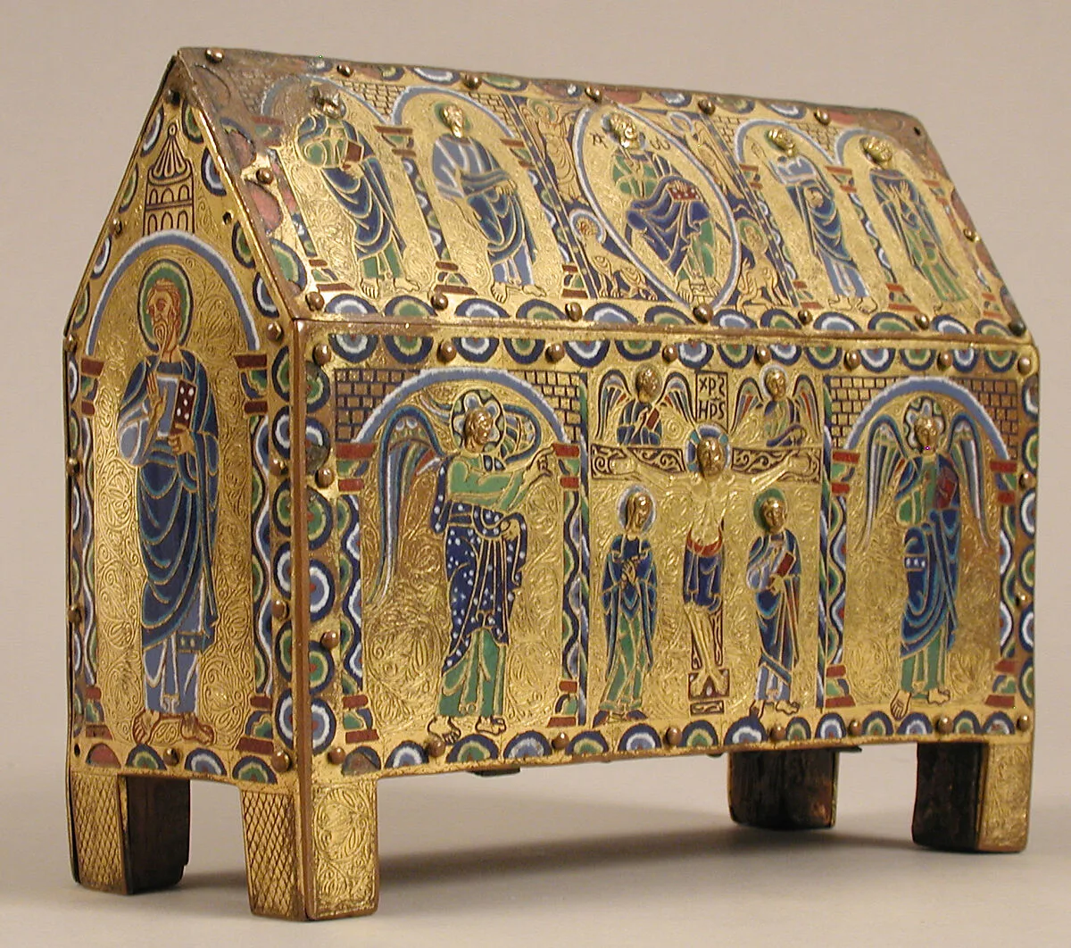 Chasse with The Crucifixion and Christ in Majesty — Unknown